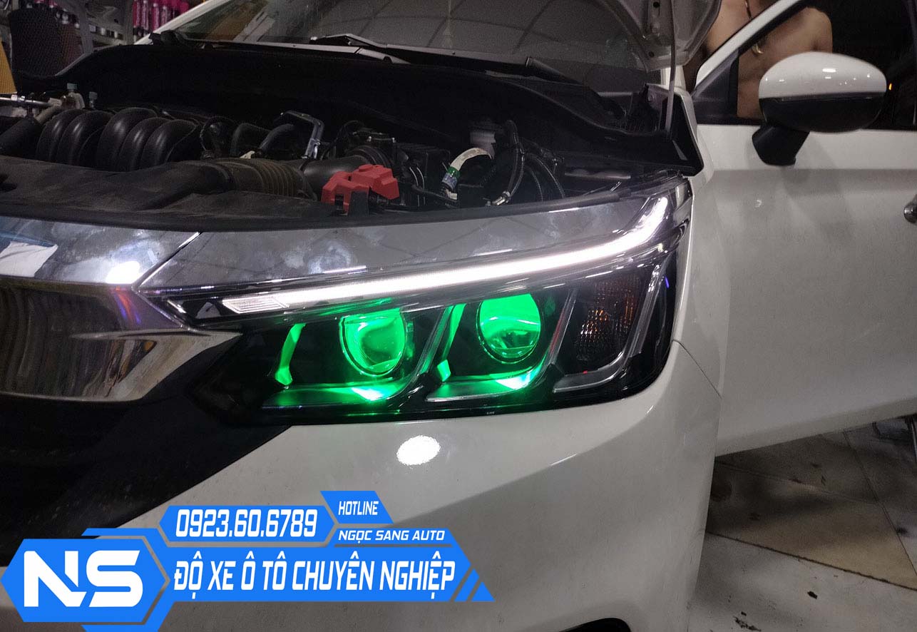 Độ Đèn Angel Eyes Mazda 3 Chuyên Nghiệp Tại Tân Hùng Auto